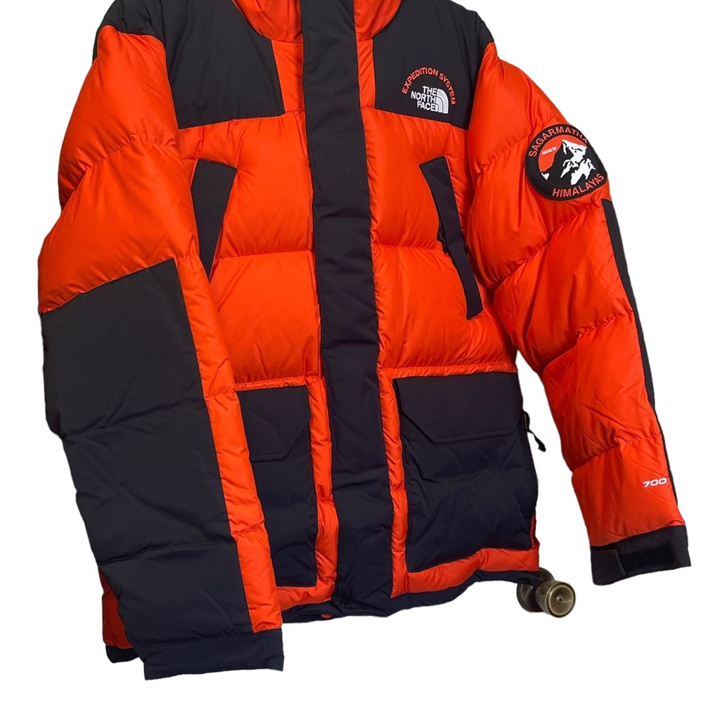 The North Face Men's Orange and Black Jacket - Picture 5 of 15